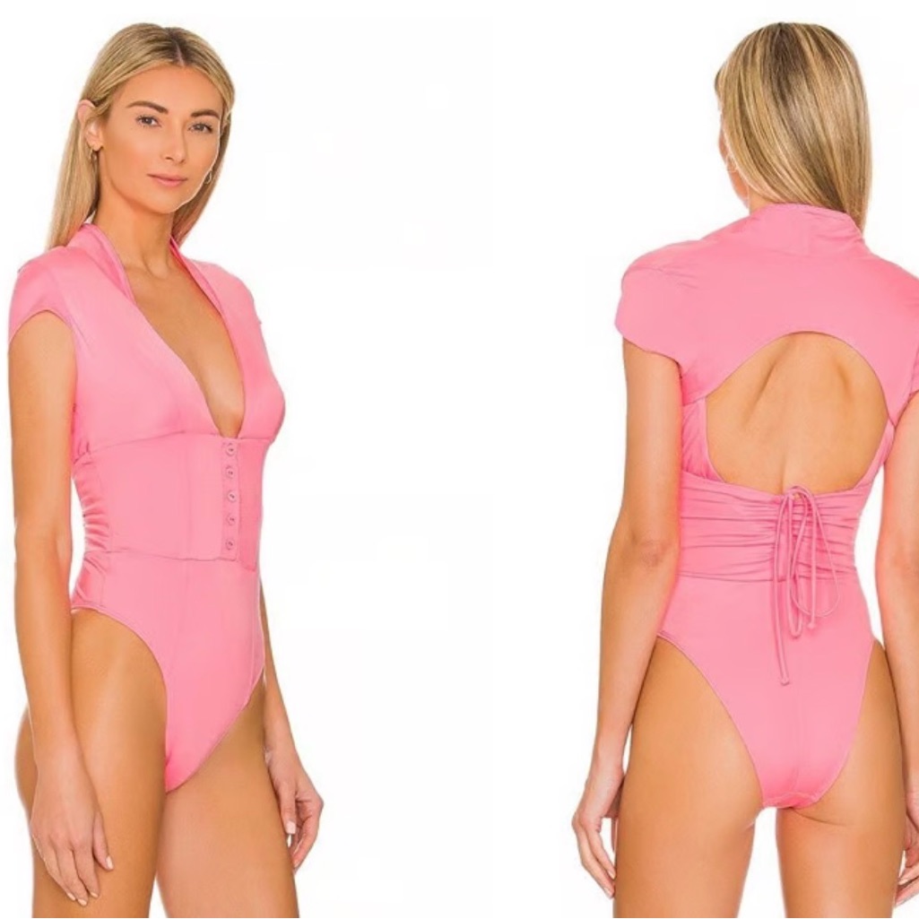 Revolve We Are Hah Pink Had Me At Hello One Piece Nwot Size Small